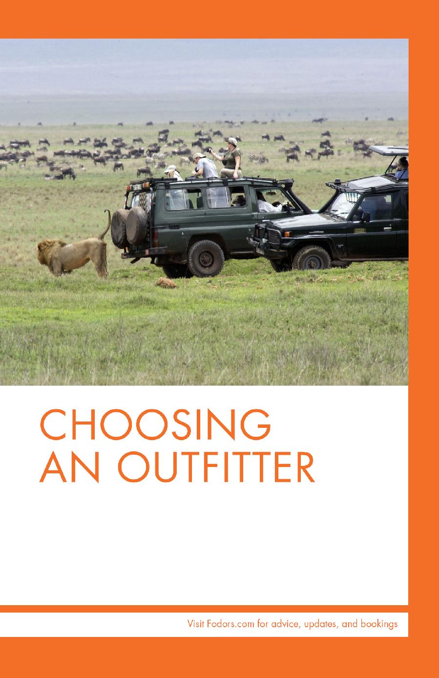 CHOOSING AN OUTFITTER