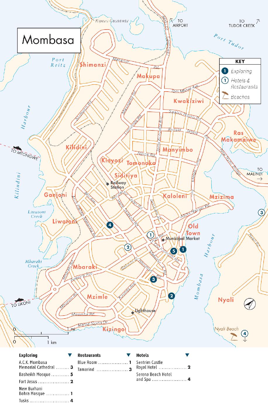 Mombasa map