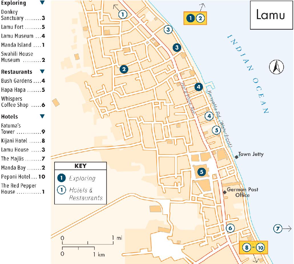 Lamu map