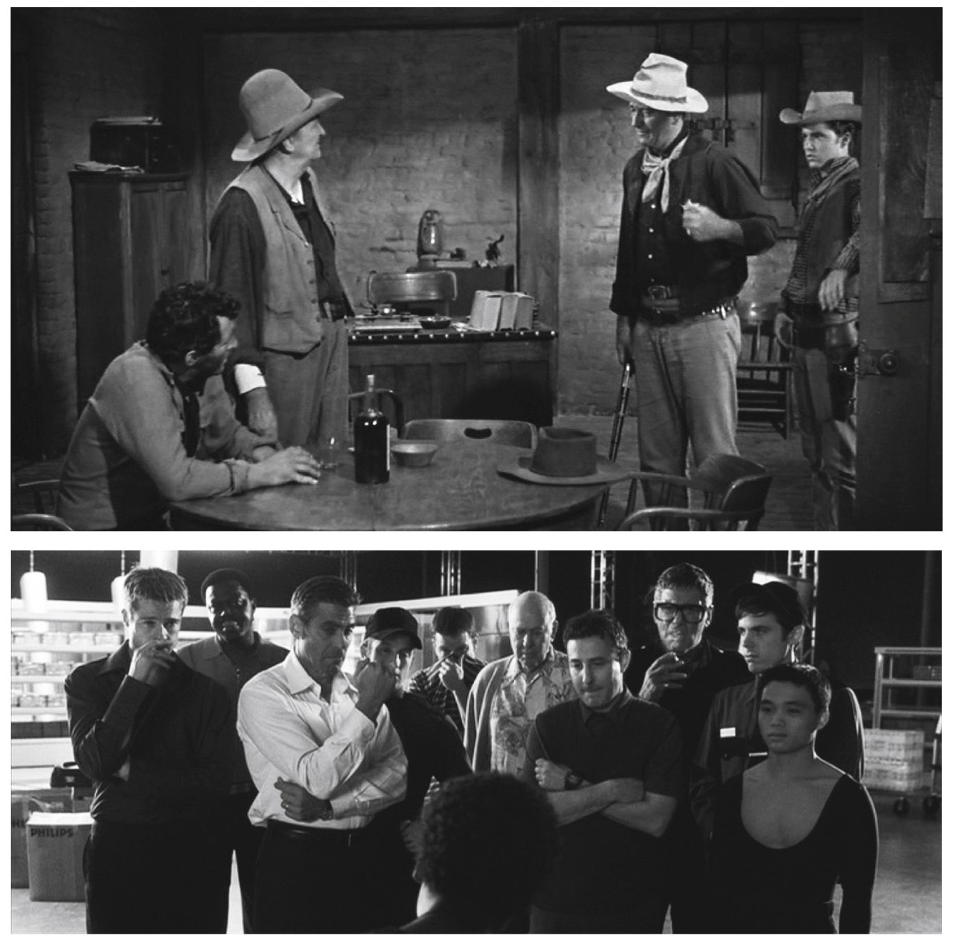 (Howard Hawks, 1959) et   (Steven Soderbergh, 2001). Le groupe peut être un personnage aux facettes variées et complémentaires.