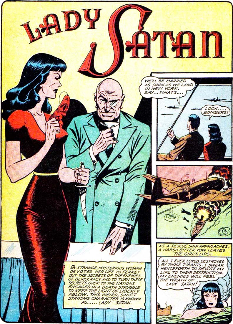 From Dynamic Comics #2 (1941) Art by George Tuska