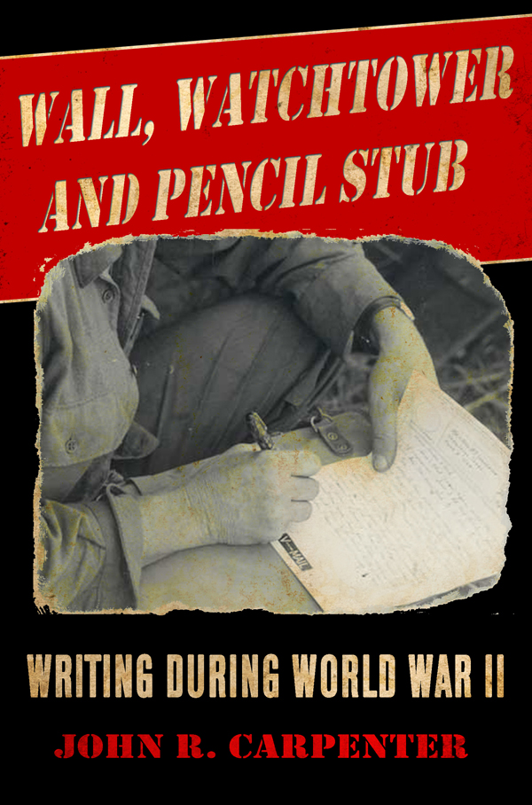 Cover Page of Wall Watchtower and Pencil Stub