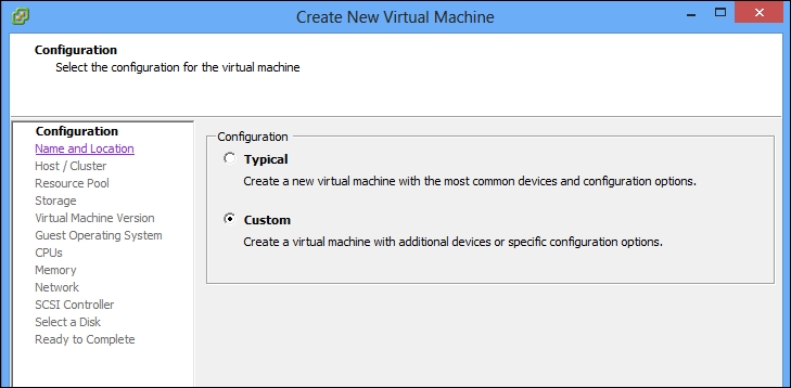 PVSCSI for a new VM