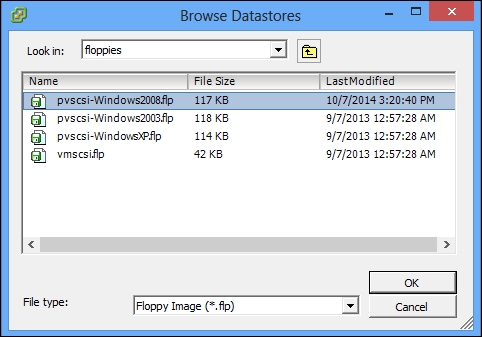 PVSCSI for a new VM