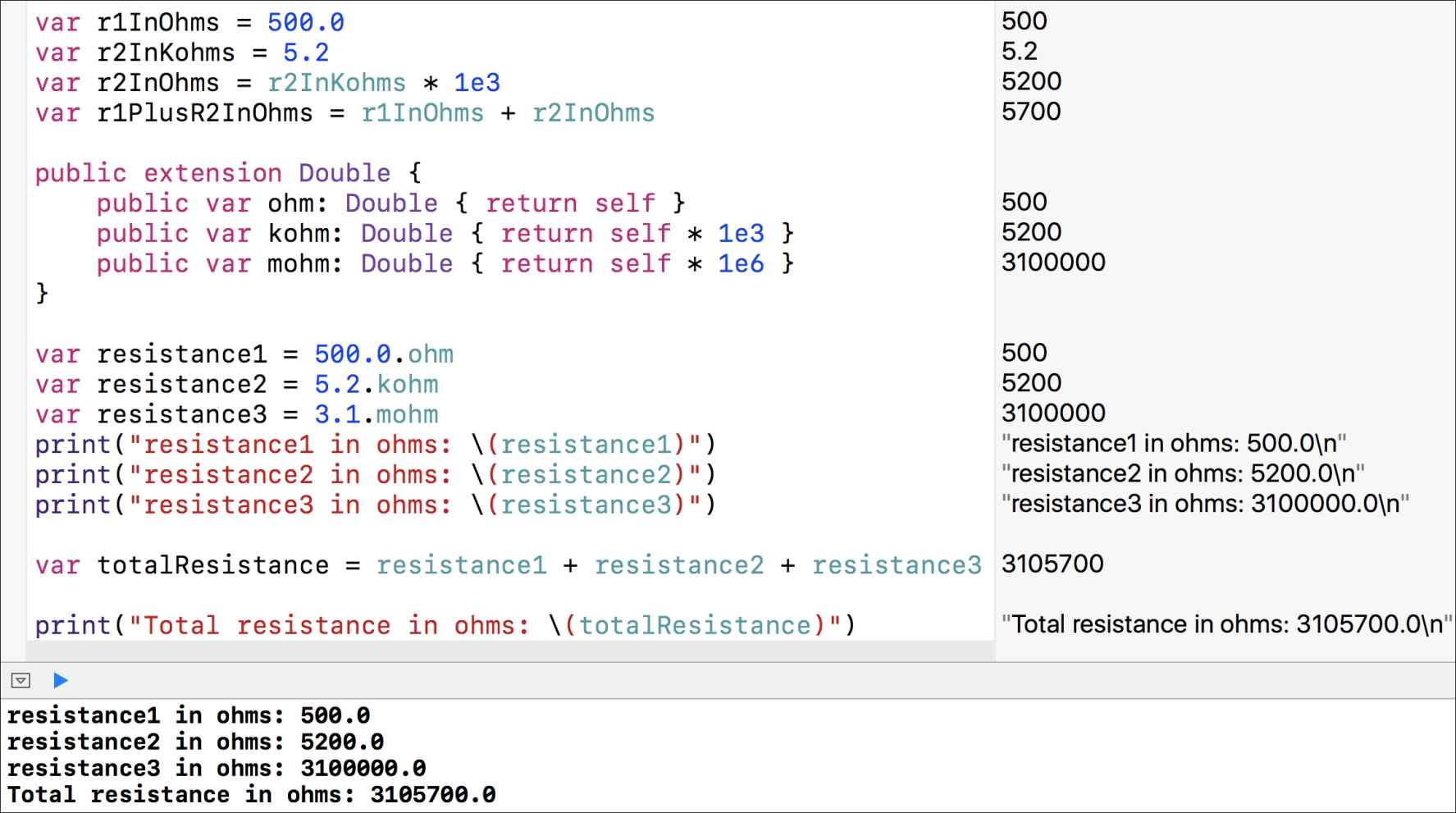 Adding computed properties to a base type with extensions