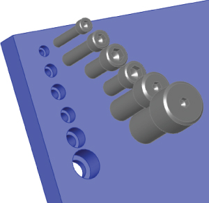 Configurator table displaying filled columns for Chapter 19 Tutor..., Minimum diameter, and Maximum diameter. Some configurations are blank.