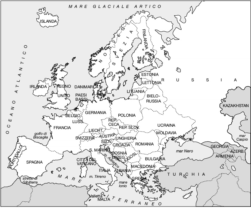 L’Europa nel 2000.