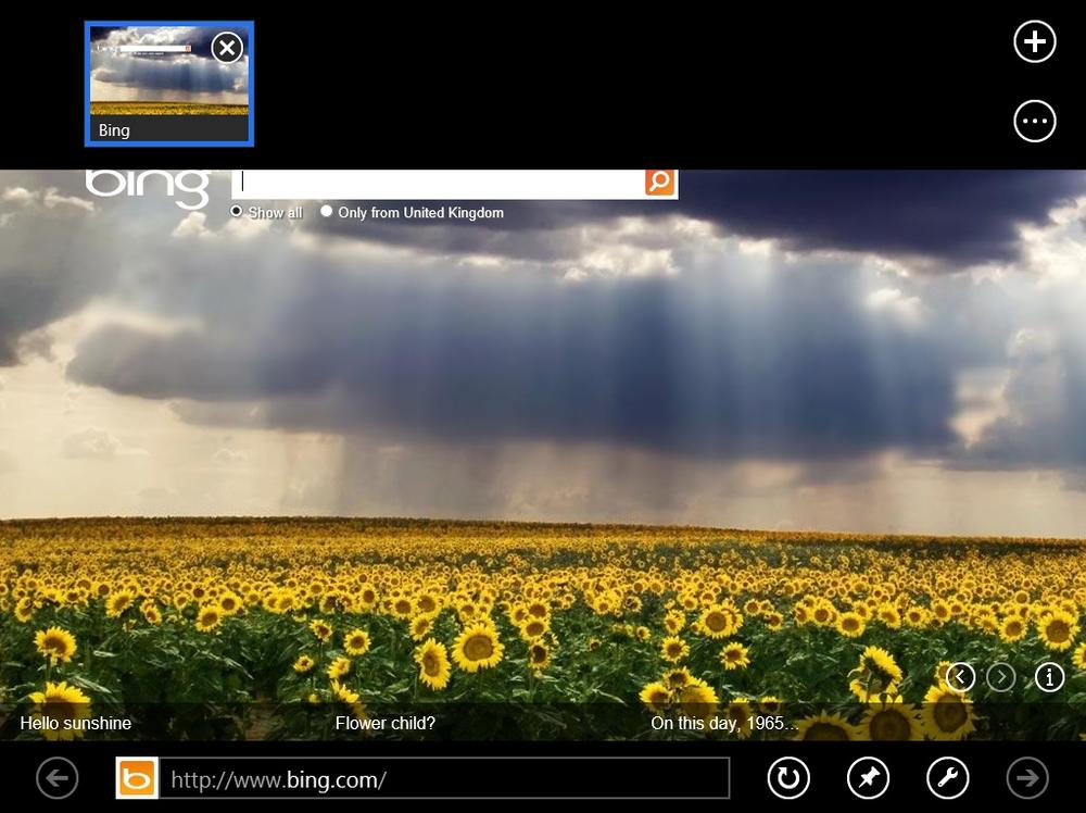 Internet Explorer 10 in Windows 8