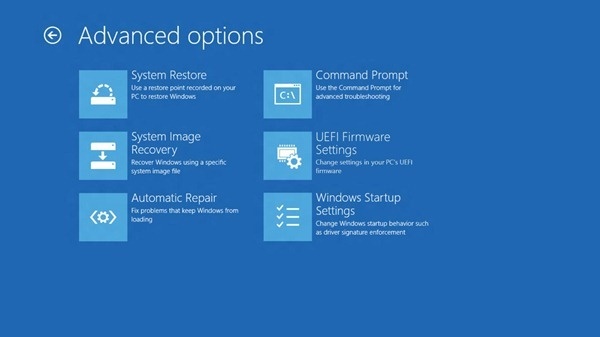 Restoring a backup Windows image