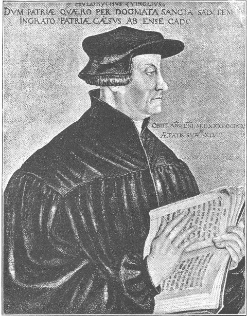 ULRICH ZWINGLI. (After Asper.)