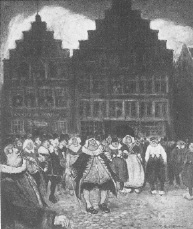 Hans_Pfaall_a_vast_crowd_of_people_were_assembled_in_the_great_square_of_the_Exchange_in_the_well_conditioned_city_of_Rotterdam_Illustration_by_F_S_Coburn_1902.tif