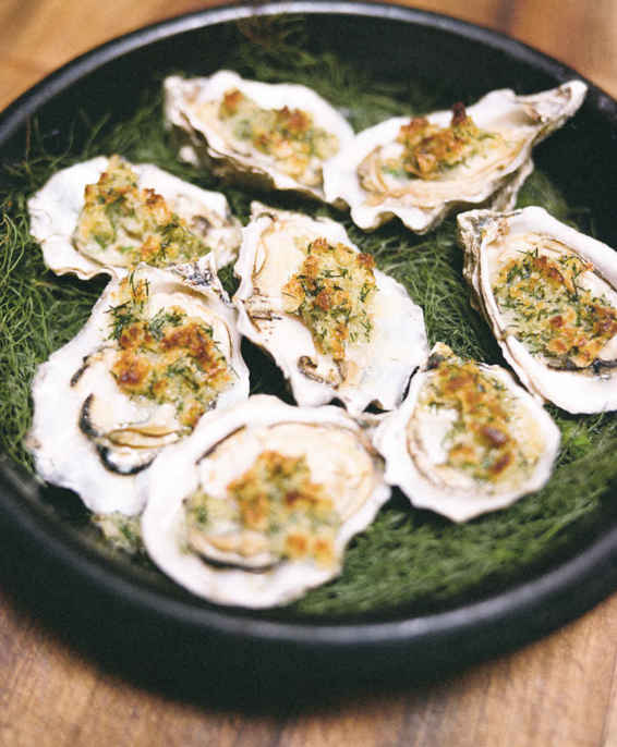 image of backed oysters