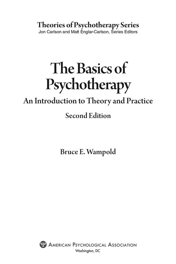 The Basics of Psychotherapy title page art.