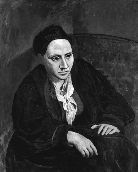 Pablo Picasso, Gertrude Stein, 1906, oil on canvas.