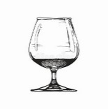 Image result for brandy glass drawing