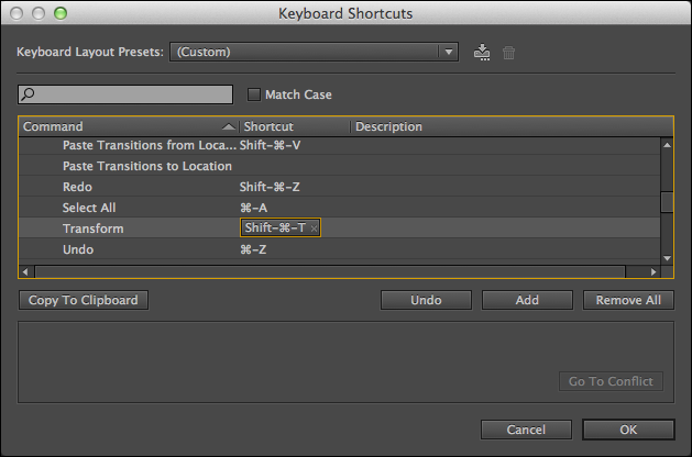 Use the Keyboard Shortcuts dialog box to make Animate work they way you want. You can reprogram any command to use new shortcut keys.