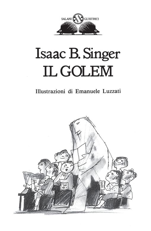 Frontespizio: Isaac B. Singer - Il Golem. Salani Editore.