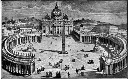 ST. PETER'S AND THE VATICAN The magnificent headquarters of the papal system.