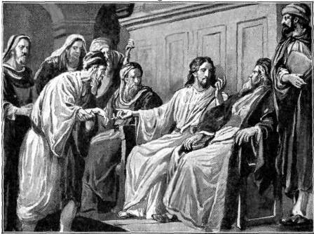 CHRIST HEALING THE MAN WITH A WITHERED HAND "It is lawful to do well on the Sabbath days." Matt. 12:12.