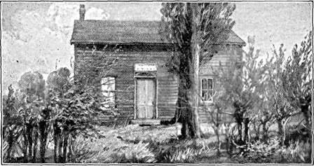 HOME OF THE FOX FAMILY, HYDESVILLE, N.Y. Spiritualism originated in this house March 31, 1848.