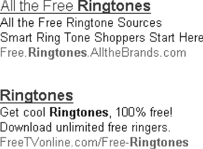 “Free” ringtones that aren’t