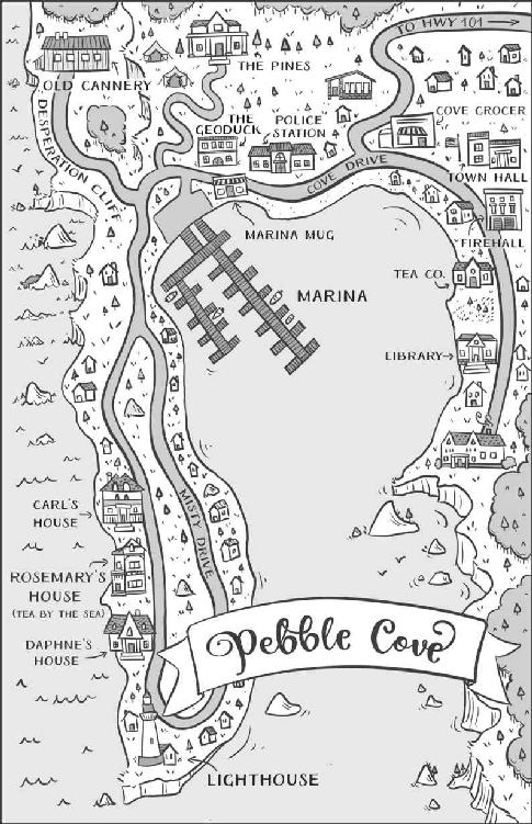 Map of pebble cove