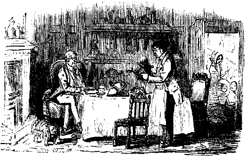 Servant speaking to his master.