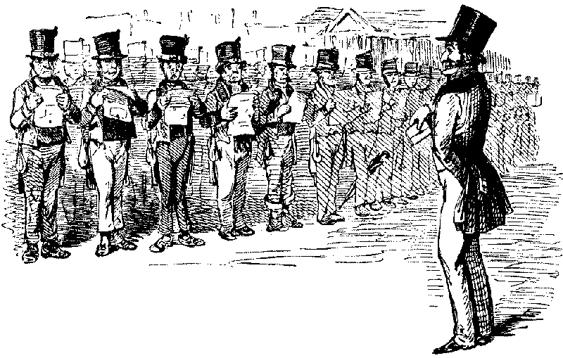 Postmen on parade.