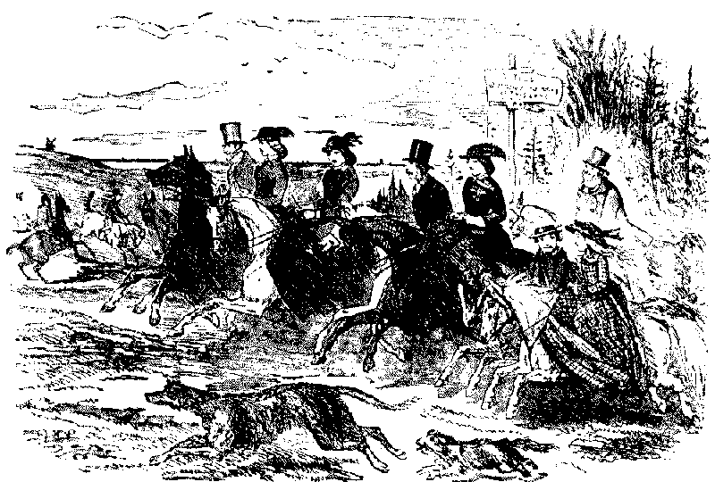 Hunting scene.