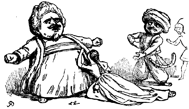Caricature of Italian tenor.