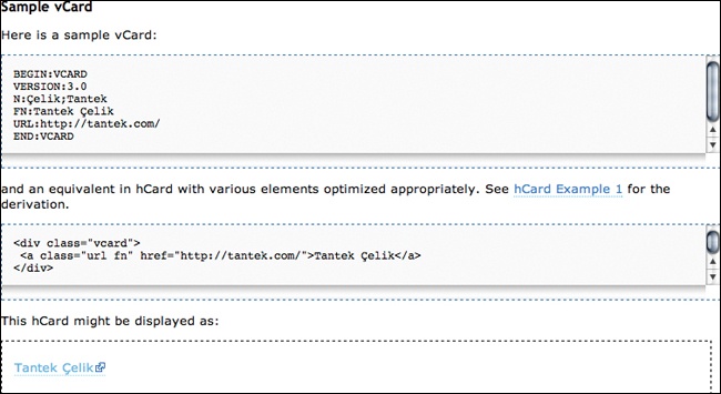 By the simple virtue of marking up your presented data with microformats, third-party developers can employ machine reading and semantic interpretation of that data.