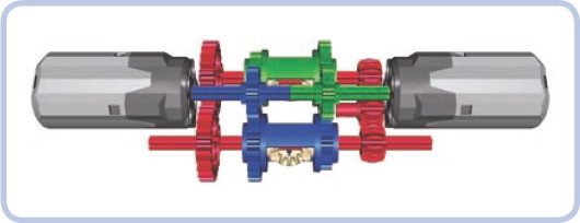 A transverse subtractor