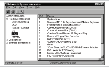 System Information utility