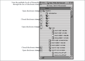 Hierarchical views in the Finder’s List view