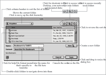 New Navigation Services dialog box