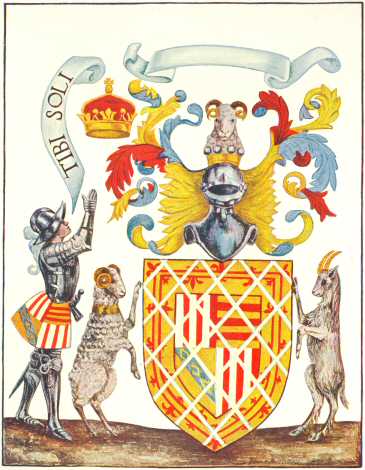 The Gowrie Coat of Arms. In the ‘Workman’ MS.