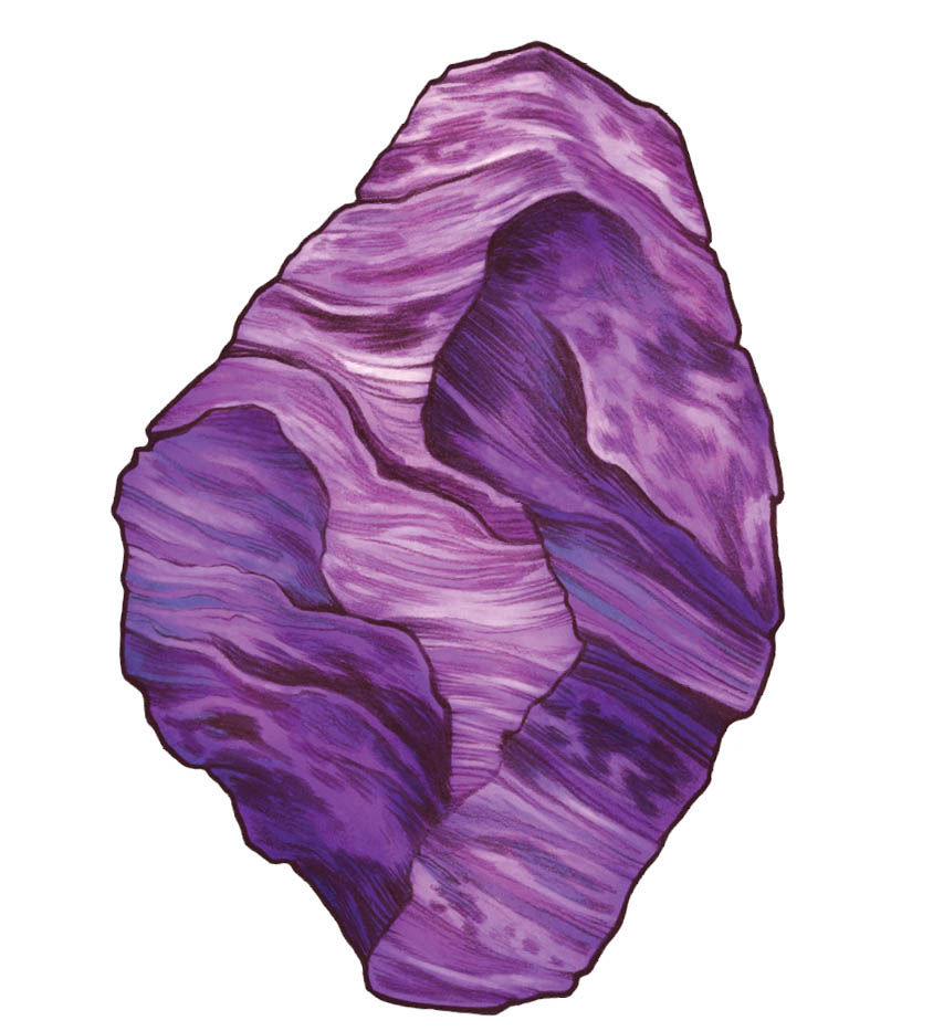 Sugilite gem artwork