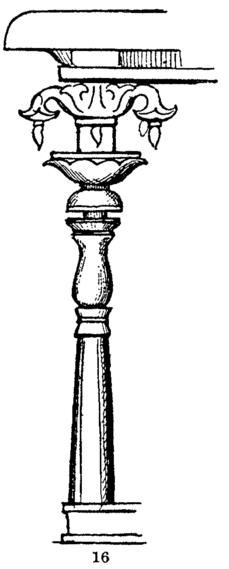 FIG. 16.—Late Dravidian column.