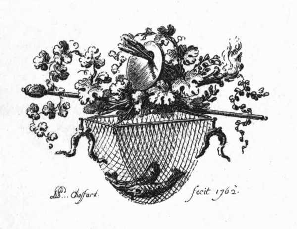 Tail-piece from “Contes et nouvelles en vers” by La Fontaine, 1762.