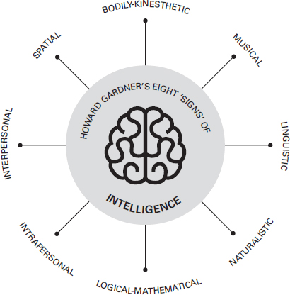 Figure 4.1: Howard Gardner’s eight signs of intelligence