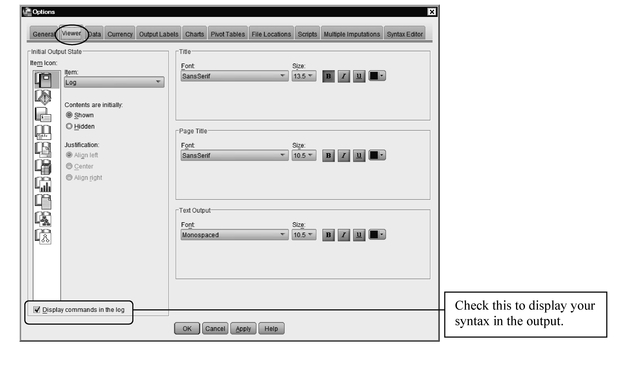 Fig. A.6. Edit: Options.