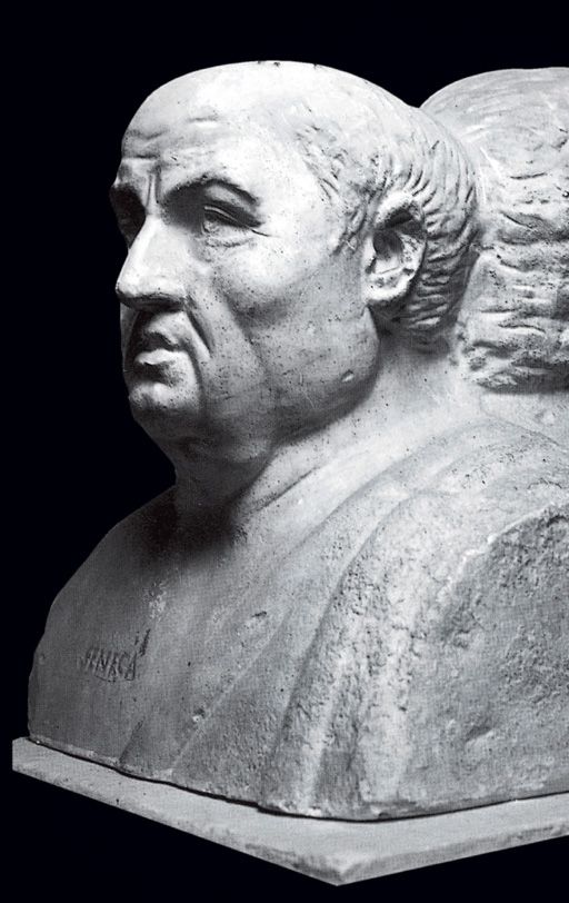 Seneca, doppia erma con Socrate. Roma, Museo della Civiltà romana