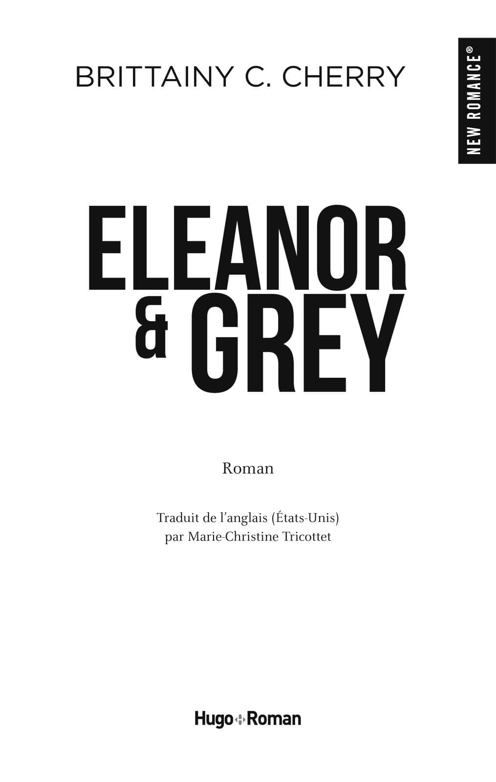 Page de titre : Eleanor & Grey, Hugo Roman