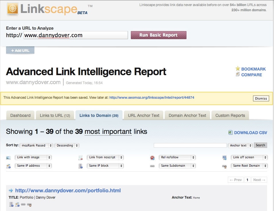 Finding out your competitor’s link-building tactics