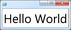 ShowUI Hello World