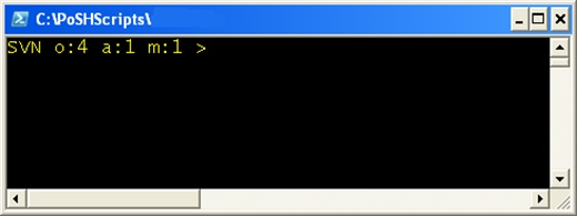 SVN PowerShell prompt