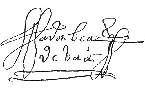 Firma de Cabeza de Vaca