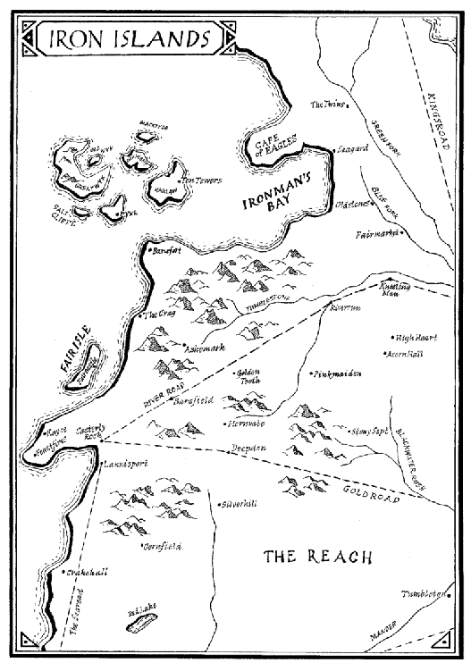 Map of The Iron Islands