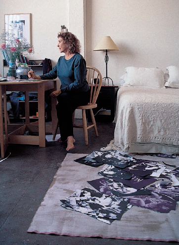 Carolee Schneemann in her ArtPace...