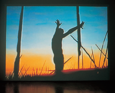 Untitled, 1997. Video projections...